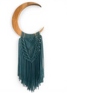 Macrame Moon Wall Hanging - Boho Art